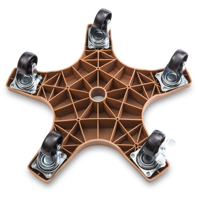 Down Under Decksaver 3.5 in. H X 15.25 in. W X 15.25 in. D X 15.25 in. D Plastic Plant Caddy Terraco