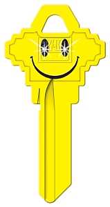 Hy-Ko 16005SC1-16 Key Blank, Smiley, For: Schlage SC1 Keyways, SC1-16 Key Number, Pack of 5