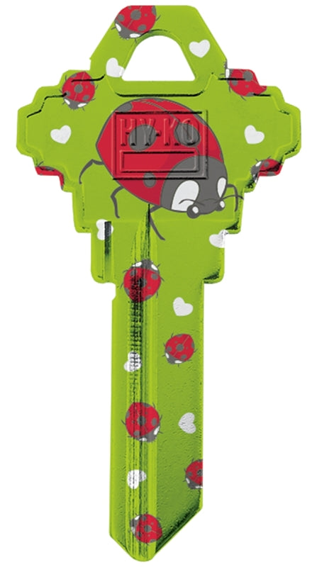 Hy-Ko 16005SC1-20 Key Blank, Ladybug, Brass, For: Schlage SC1 Keyways, SC1 Key Number, 50/PK, Pack of 5