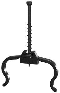 Camo 0344359 Edge Clip, 1-3/4 in L, Stainless Steel, Trim Head, Star Drive, Sharp Point, 450/BX