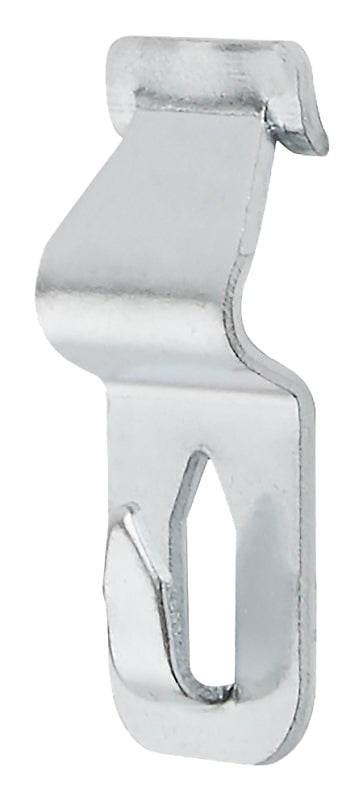 National Hardware N260-148 Push and Hang, 10 lb, Steel, Zinc, 9/32 in Projection, 1-1/2 in L x 5/8 in W