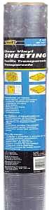 M-D 04762 Weatherstrip Sheeting, 4 mil Thick, 25 ft L, 36 in W, Clear