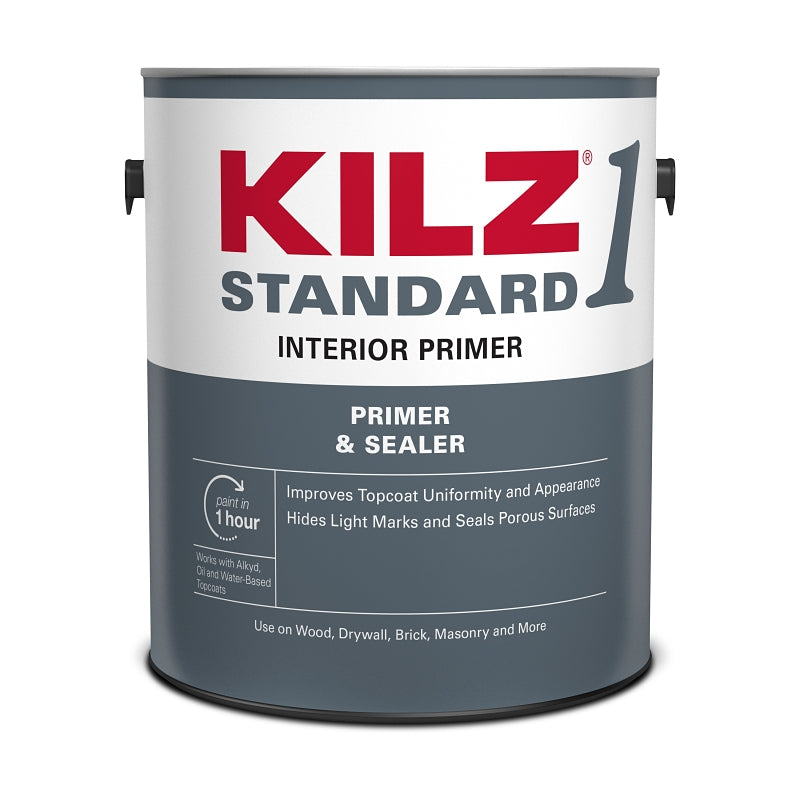 Kilz L201111 Interior Primer, Matte, White, 1 gal, Pack of 4