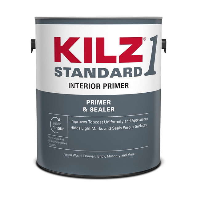 Kilz L201111 Interior Primer, Matte, White, 1 gal, Pack of 4