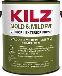 Kilz L204611 Primer, 300 to 400 sq-ft/gal Coverage Area, 1 gal, Pack of 4