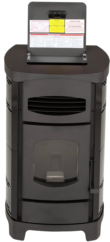 US Stove AP5780B Pellet Stove, 2200 sq-ft Heating, Black