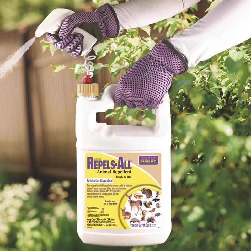 Bonide Repels All 239 Animal Repellent Bottle, Ready-to-Use, Pack of 4