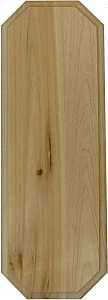 Hy-Ko AK-300 Address Plaque, Rectangular, Natural Cedar, Pack of 3