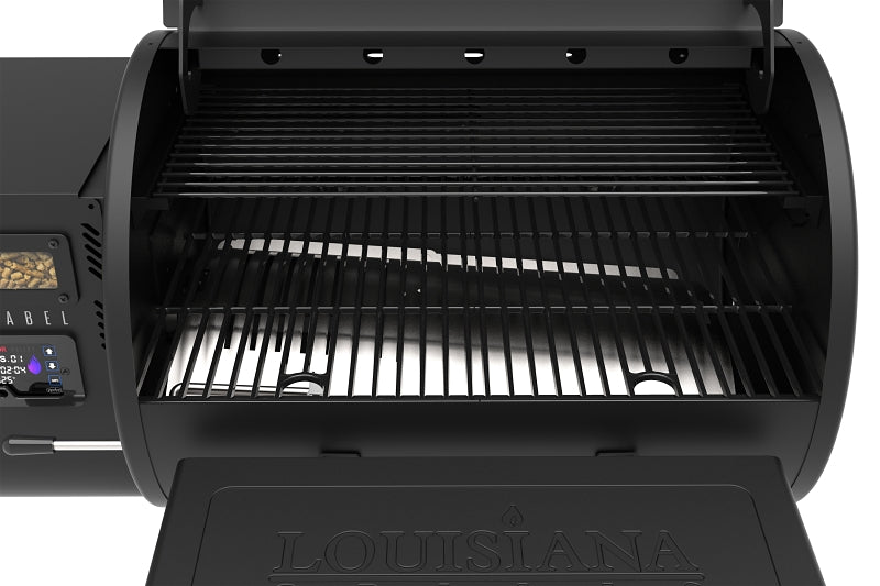 Louisiana Grills 800 Black Label Series 10638 Wood Pellet Grill, 520 sq-in Primary Cooking Surface, Steel Body, Black