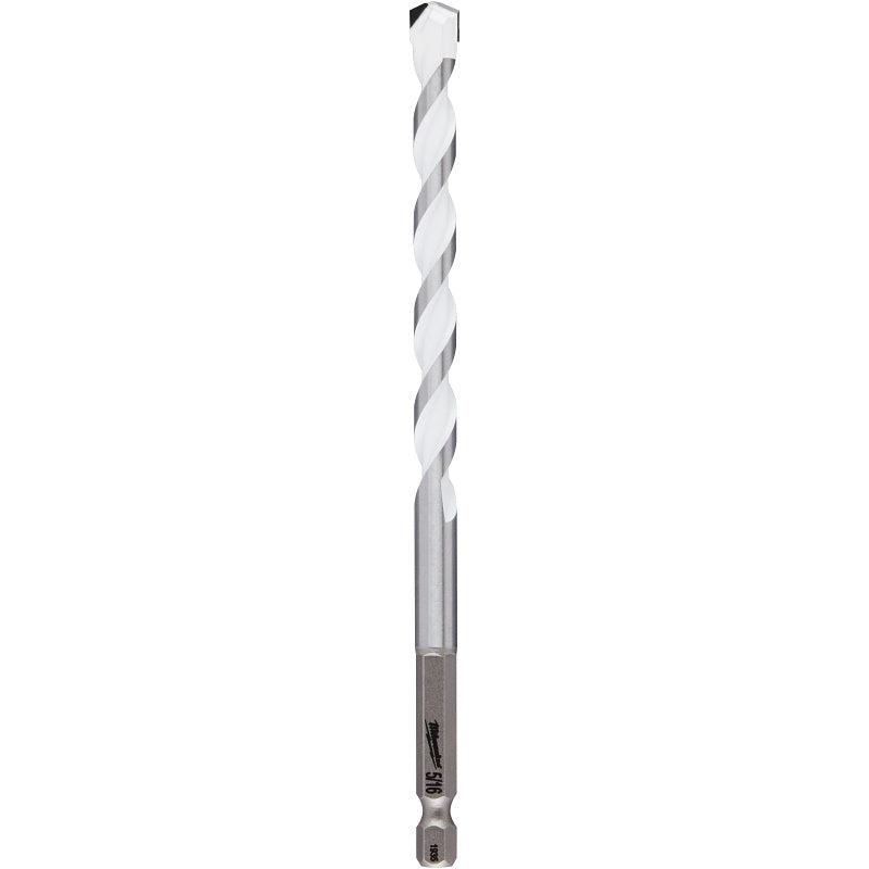Milwaukee SHOCKWAVE 48-20-8888 Drill Bit, 5/16 in Dia, 6 in OAL, Multi-Material, Twist Flute, 1/4 in Dia Shank, Pack of 3
