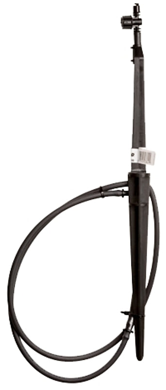 Rain Bird MSSTKTH1S Series Fan Micro Spray with Tall Staked Riser, 0 to 31 gph, 40 psi Operating, Part-Circle, Black