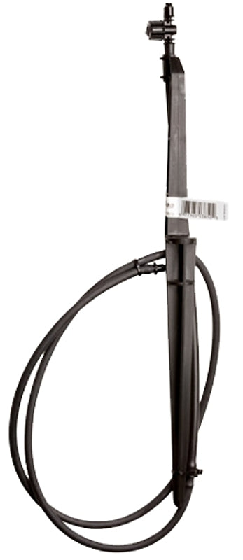 Rain Bird MSSTKTQ1SX Series Fan Micro Spray with Tall Staked Riser, 0 to 31 gph, 30 psi Operating, Part-Circle, Black