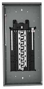 Siemens SN Series SN3048B1200 Assembled Load Center, 200 A, 30-Space, 48-Circuit, Main Breaker, Plug-On Neutral, Gray