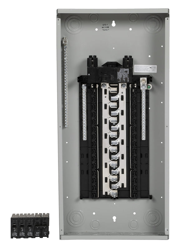 Siemens SN Series SN3048B1200P1 Assembled Load Center, 200 A, 30-Space, 48-Circuit, Main Breaker, Plug-On Neutral