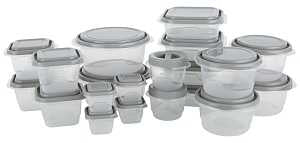 Goodcook 10853 Series Food Container Set, Includes: (40) Food Storage Containers, Pack of 4