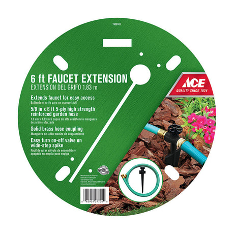 Ace 5/8 in. D X 6 ft. L Medium Duty Faucet Hose Extender