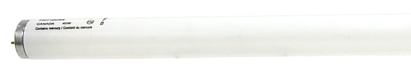 Sylvania 21371 Fluorescent Bulb, 40 W, T12 Lamp, Bi-Pin Medium Lamp Base, 2150 Lumens, 4100 K Color Temp, Cool White, Pack of 15
