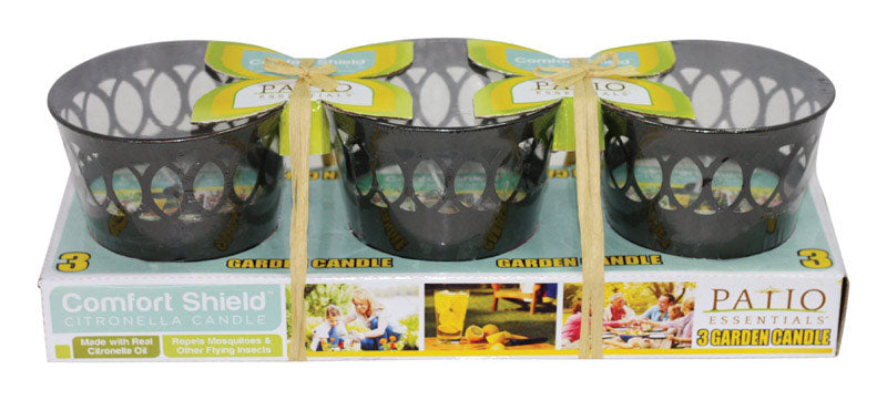 Patio Essentials Citronella Candle For Mosquitoes/Other Flying Insects 4.5 oz, Pack of 6