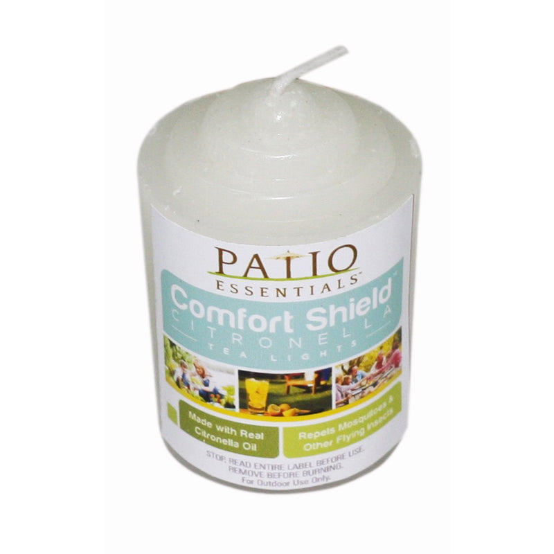 Patio Essentials Citronella Candle For Mosquitoes/Other Flying Insects 2.4 oz, Pack of 36