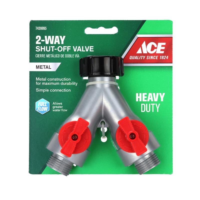 Ace 3/4 in. Metal Threaded Female/Male 2-Way Shut-off Valve