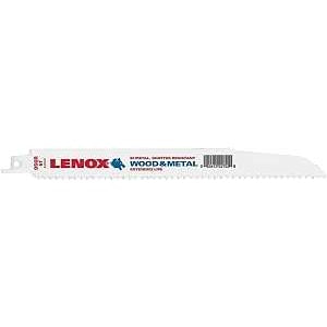 Lenox 22752OSB956R Series Reciprocating Saw Blade, Applicable Materials: Nail-Embedded Wood, Non-Ferrous Metal, 9 in L, Pack of 50