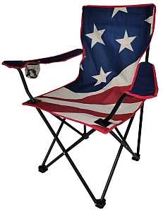 Seasonal Trends FC-003 Folding Chair, 81 cm W, 76 cm D, 90 cm H, Steel Frame, Black Frame, Polyester Fabric Seat, Pack of 6