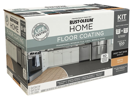 Rust-Oleum 360100 Floor Paint Kit, Water Base