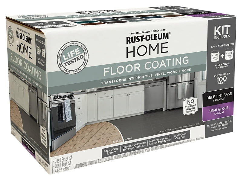 Rust-Oleum 360101 Floor Paint Kit, Water BSE