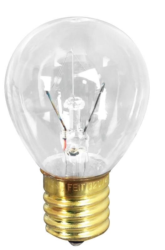 Feit Electric BP25S11N Incandescent Bulb, 25 W, S11N Lamp, E17 Intermediate Lamp Base, 2700 K Color Temp