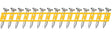 DEWALT DCN890075 Fastener, 3/4 in L, Steel, Zinc, Full Round Head, Smooth Shank