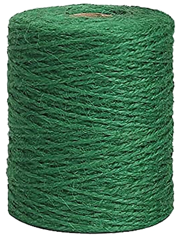 Baron 40408 3-Ply Twine, 200 ft L, 7 lb Working Load, Jute, Green