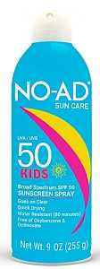 SPRAY SUNSCREEN KIDS SPF50 9OZ, Pack of 6