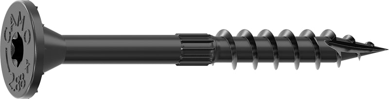 Camo 0366180 Structural Screw, 5/16 in Thread, 2-7/8 in L, Flat Head, Star Drive, Sharp Point, 10/PK