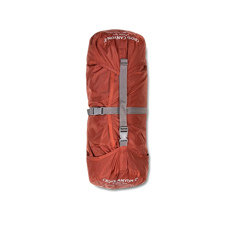 Klymit Cross Canyon 09C2RD01B Camping Tent, 2 Person, 2 -Door, 40D Polyester Mesh/68D Polyester Taffeta/75D Polyester