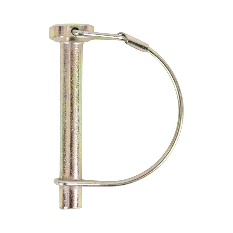 Koch 4021411 Round PTO Locking Pin, 1/4 in Dia Pin, 1-3/4 in OAL, Zinc