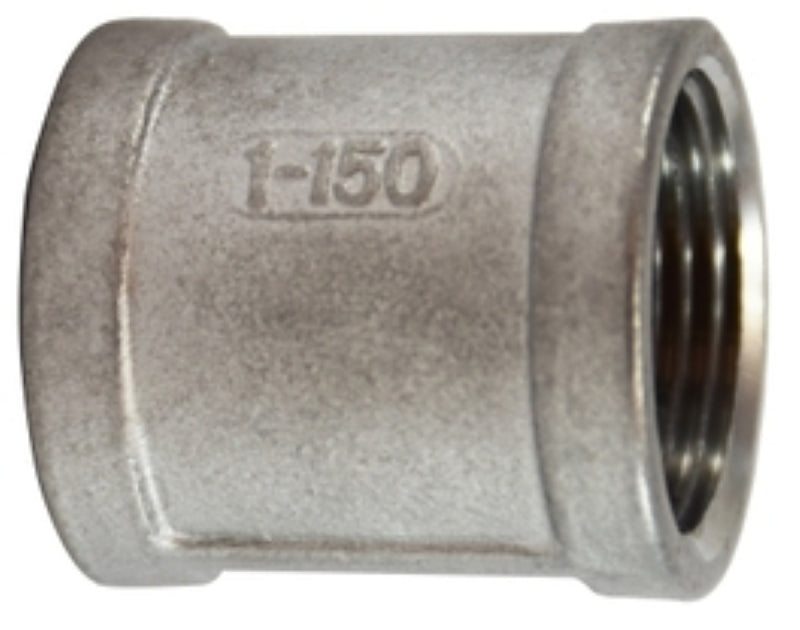 Midland Industries 62413BAG Pipe Coupling, 1/2 in, Stainless Steel, 300 psi Pressure