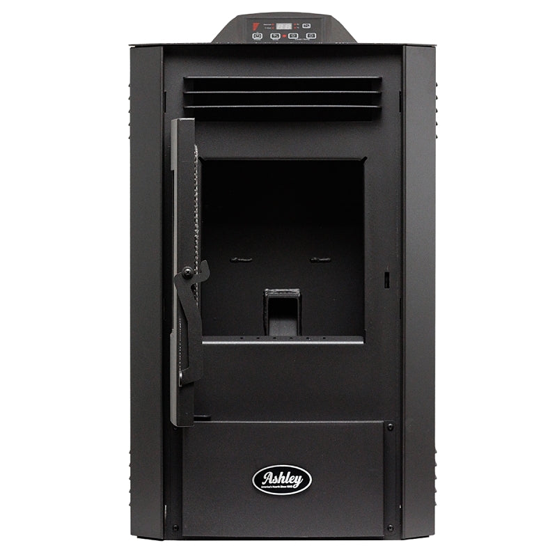 Ashley Hearth AP5613-P Pellet Stove with 50 lb Hopper, 18-1/2 in W, 21.3 in D, 33.9 in H, 30,000 Btu/hr Heating