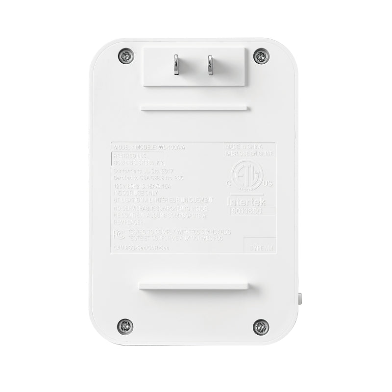 Heath Zenith 18000324 Contemporary Style Plug-In Door Chime Kit, Wireless, 85 dB