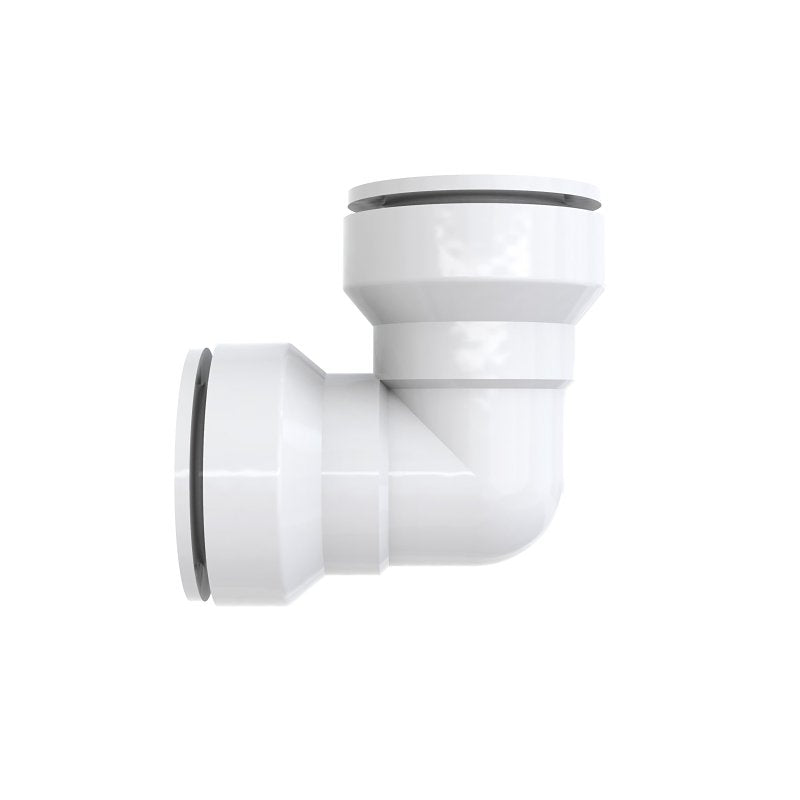 Insta-Plumb 47IPK Pipe Coupling, 1-1/4 in, Plastic, White