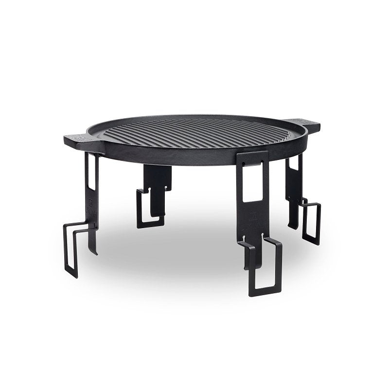 Ukiah TK-1008-GRD 2-Sided Fire Pit Cooktop, Cast Iron, Black