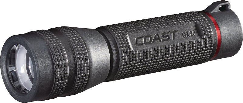 Coast GX20 Series 30909 Rechargeable Flashlight, AAA Battery, Zithion-X Battery, LED Lamp