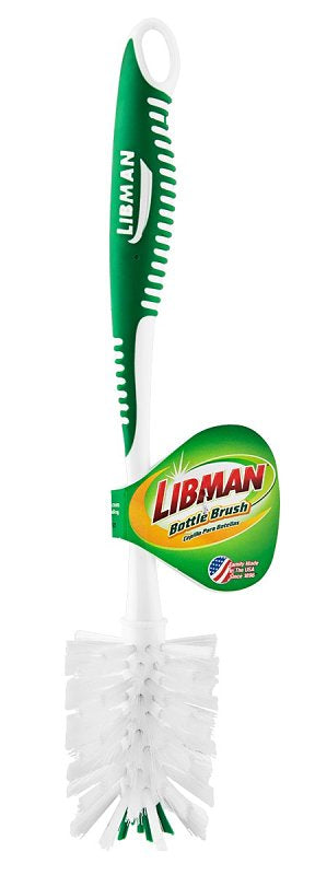 Libman 1352 Bottle Brush, 12 in L x 2.3 in W Trim, Ergonomic Handle
