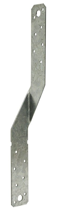 Simpson Strong-Tie MTS Series MTS12 Twist Strap, 12 in L Dimensions, 16 ga, Steel, Galvanized/Zinc, 1/PK, Pack of 100