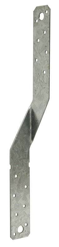 Simpson Strong-Tie MTS MTS12Z Medium Twist Strap, 12 in L, Steel, ZMAX, Fastening Method: Nail, Pack of 100