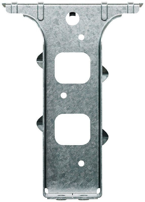 Simpson Strong-Tie PF Series PF26B Post Frame Hanger, 5-3/8 in H, 1-1/4 in D, 1-9/16 in W, 2 x 6 in, Steel, 1/PK, Pack of 50
