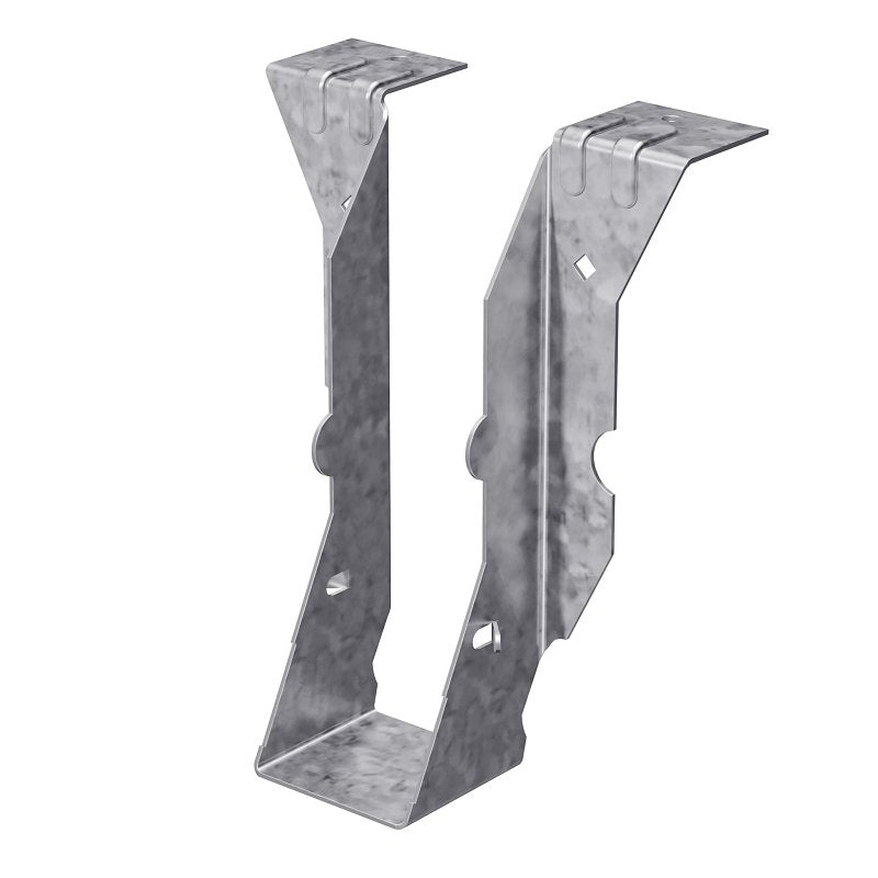 Simpson Strong-Tie PF PF26Z Post Frame Hanger, 5-5/16 in H, 1-1/2 in D, 1-9/16 in W, 2 x 6 in, Steel, ZMAX, Pack of 50