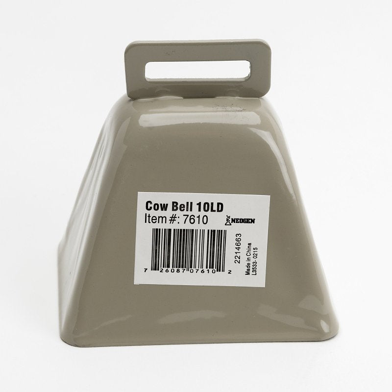 Ideal 7610 Cow Bell, 10LD Bell, Metal, Cream
