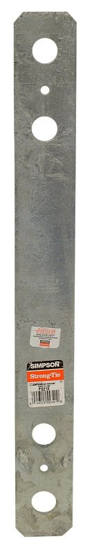 Simpson Strong-Tie PS PS218 Piling Strap, 18 in L, 2 in W, Steel, Hot-Dip Galvanized, Pack of 10