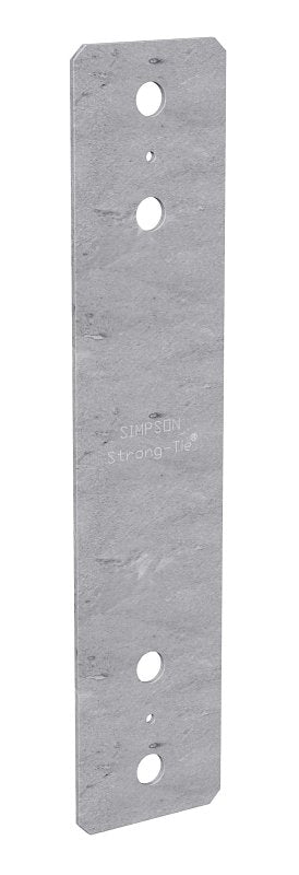 Simpson Strong-Tie PS PS418 Piling Strap, 18 in L, 4 in W, Steel, Hot-Dip Galvanized, Pack of 10
