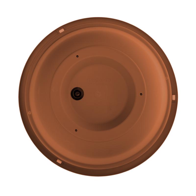 Bloem Dura Cotta 6.8 in. H X 12.5 in. W X 12.4 in. D Resin Hanging Basket Terracotta Clay